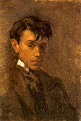 Self-portrait with uncombed hair, 1896