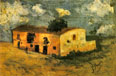 Painting of country house, La Conruña, 1893