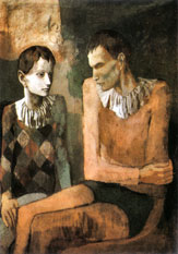 Acrobat and young harlequin, 1905